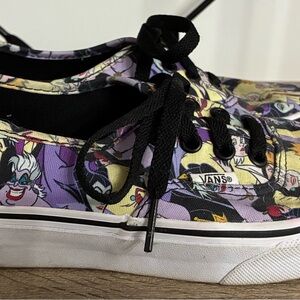 Vans Disney Villains Purple and Yellow Sneakers